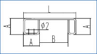 1.0 & 1.5mm T&E Metal Fire Resistant Clip