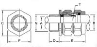 39.4mm-46.3mm Ø Range, Pack of 1