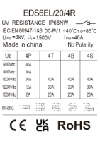 1000V 20A 4 POLE DC ISOLATOR