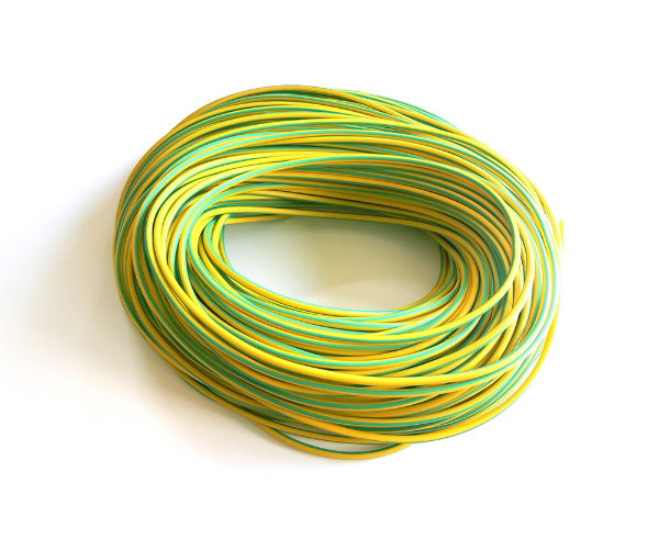 6mm Diameter, Green/Yellow