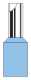 50mm² Cable, Blue Insulation, 19mm Pin Length