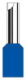50mm² Cable, Blue Insulation, 25mm Pin Length
