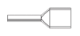 Twin 0.5mm² Cable, White Insulation, 8mm Pin Length