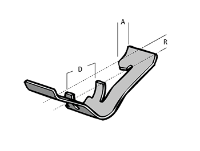 Cable/Conduit Hanger Clip, 20-25mm