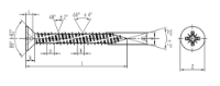 Direct to Concrete Fixing Screw, 5.5x45mm