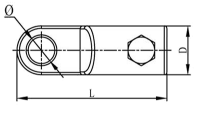 Mechanical Lug 35-150mm² Cable Range, M12 Hole