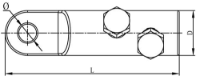 Mechanical Lug 95-240mm² Cable Range, M12 Hole