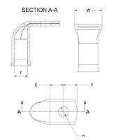 35mm² Cable Entry, M6 Hole, Right Angled