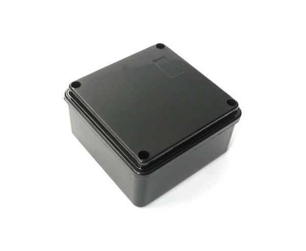 BLACK 100X100X50 BOX BLANK SIDE