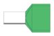 Twin 16mm² Cable, Green Insulation, 14mm Pin Length