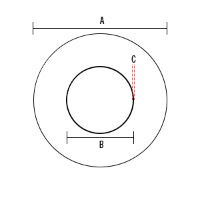 Clear 4.8mm Starting, 2.4mm Recovered