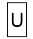 Letter U