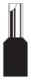 25mm² Cable, Black Insulation, 16mm Pin Length