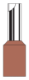 10mm² Cable, Brown Insulation, 18mm Pin Length